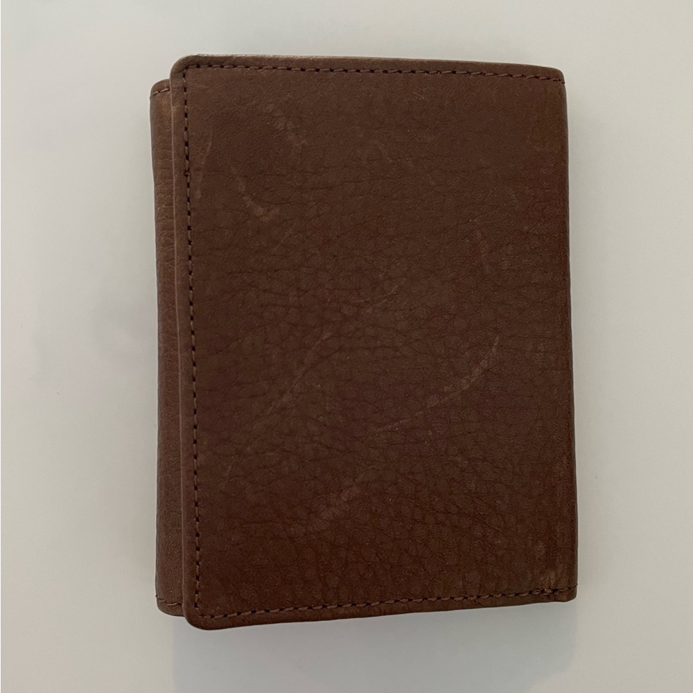 Eddie Bauer Dark Brown Leather Wallet